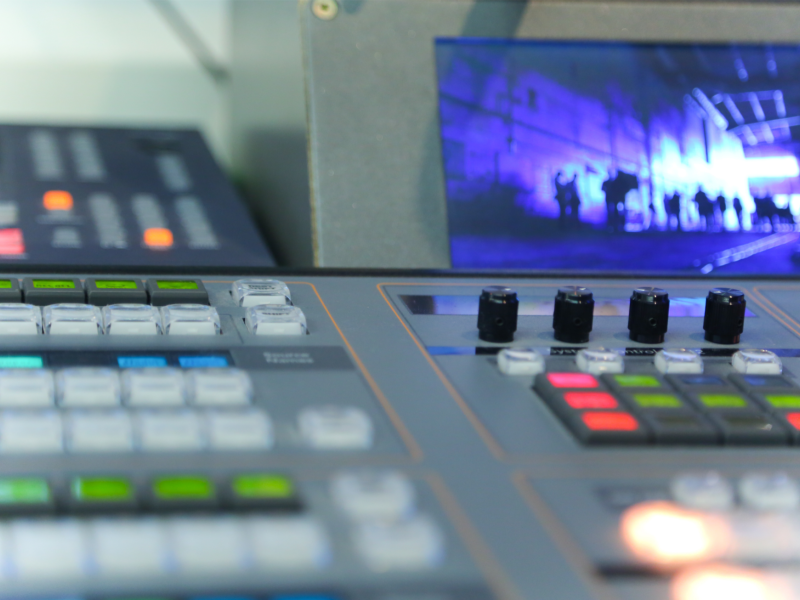 Video and audio production switcher