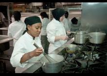 Culinary students at Community College of Philadelphia. 